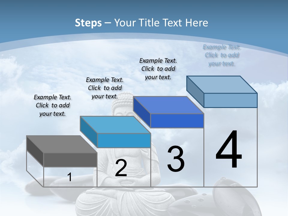 Relaxation Ciel Religion PowerPoint Template