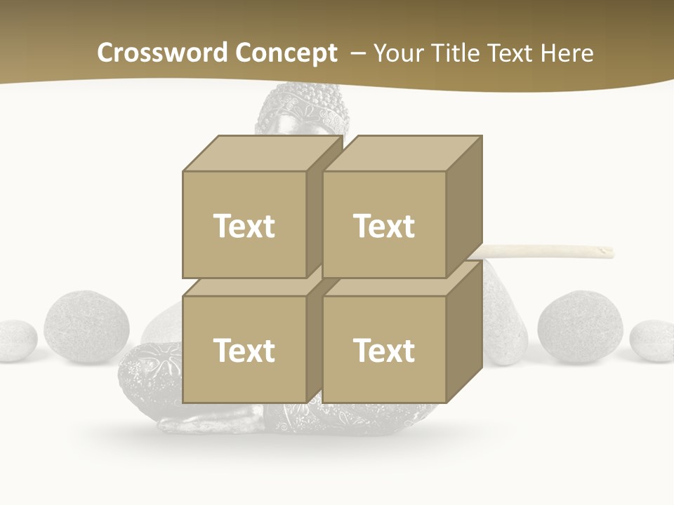 Inde Bouddhisme Fond Blanc PowerPoint Template