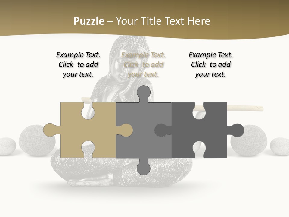 Inde Bouddhisme Fond Blanc PowerPoint Template