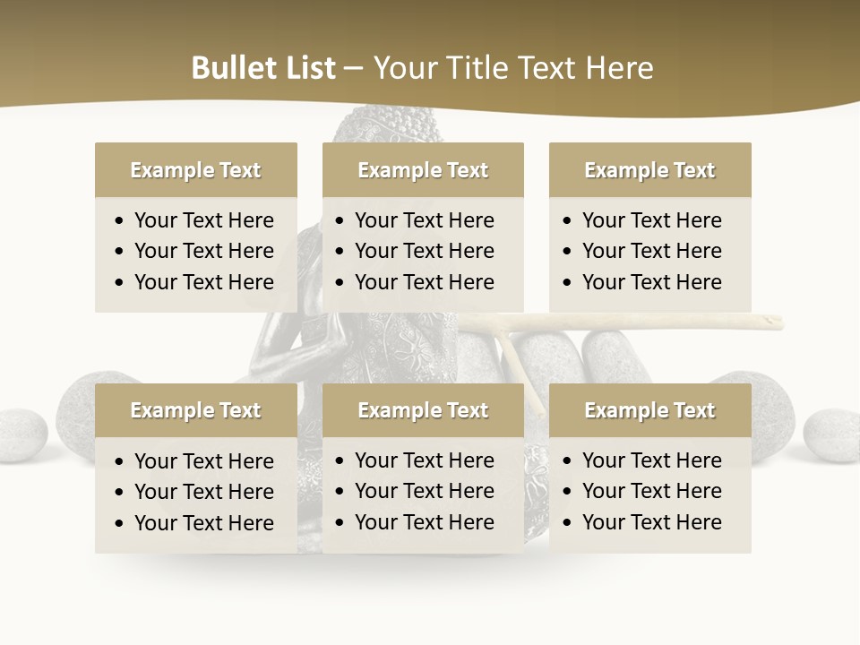 Inde Bouddhisme Fond Blanc PowerPoint Template