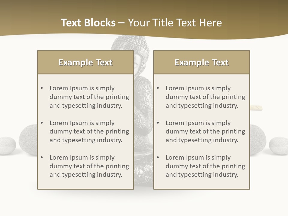 Inde Bouddhisme Fond Blanc PowerPoint Template