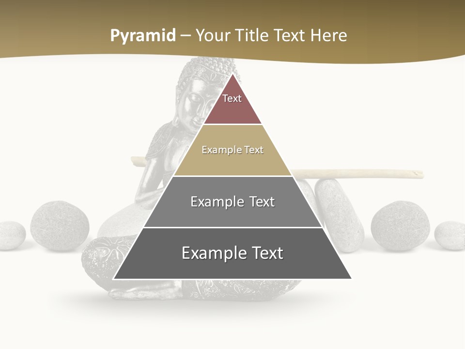 Inde Bouddhisme Fond Blanc PowerPoint Template