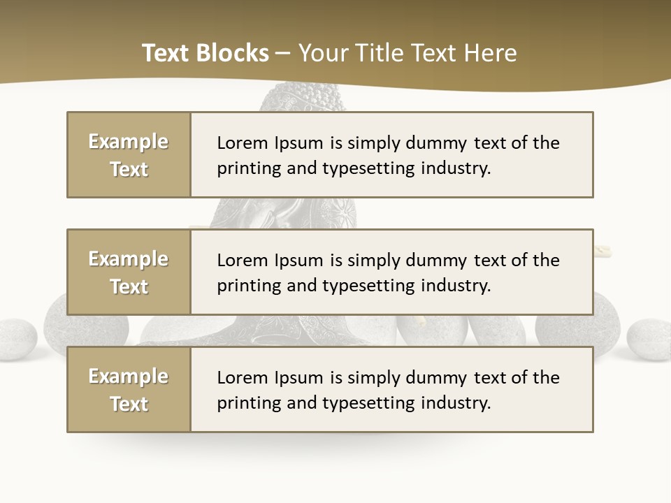 Inde Bouddhisme Fond Blanc PowerPoint Template