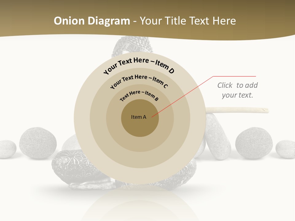 Inde Bouddhisme Fond Blanc PowerPoint Template