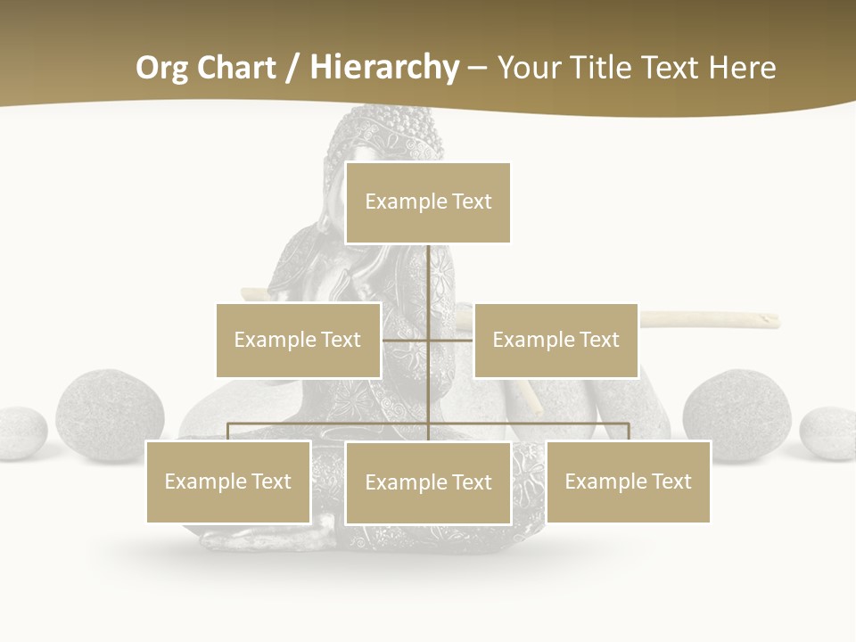 Inde Bouddhisme Fond Blanc PowerPoint Template