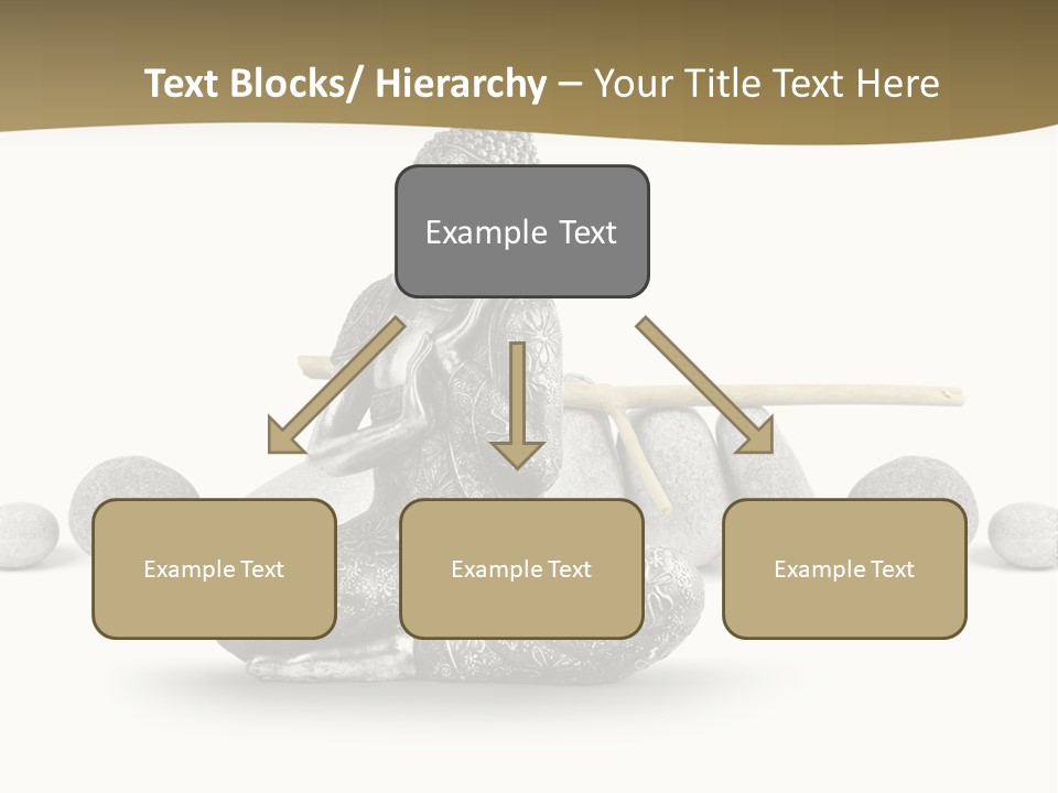 Inde Bouddhisme Fond Blanc PowerPoint Template