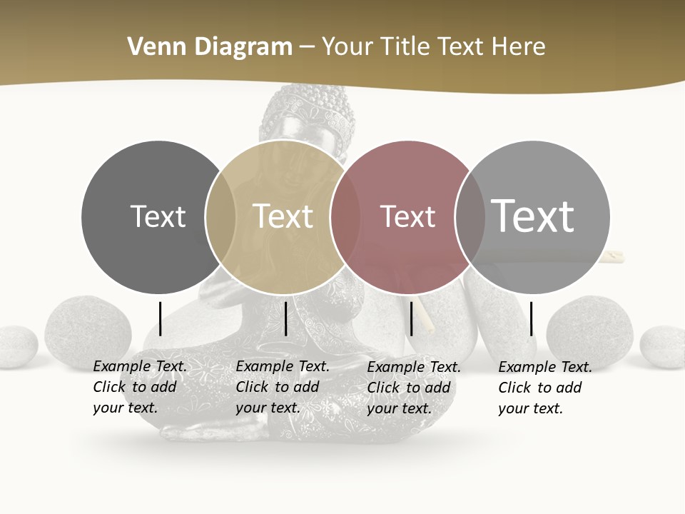 Inde Bouddhisme Fond Blanc PowerPoint Template