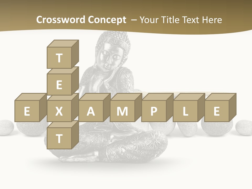 Inde Bouddhisme Fond Blanc PowerPoint Template