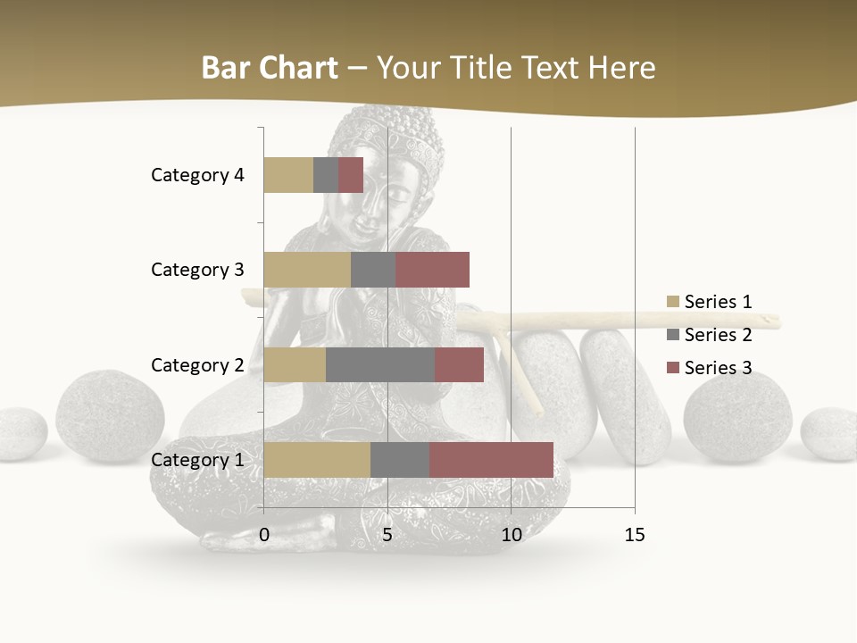 Inde Bouddhisme Fond Blanc PowerPoint Template