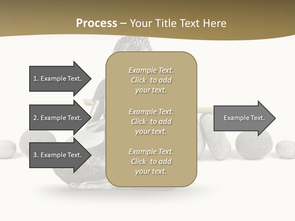 Inde Bouddhisme Fond Blanc PowerPoint Template