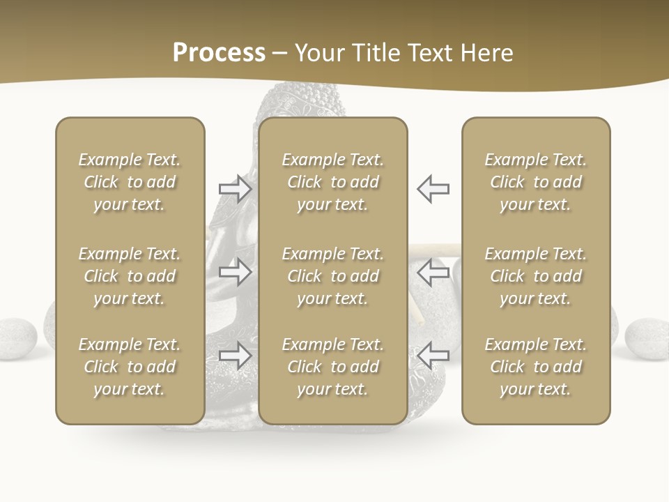 Inde Bouddhisme Fond Blanc PowerPoint Template