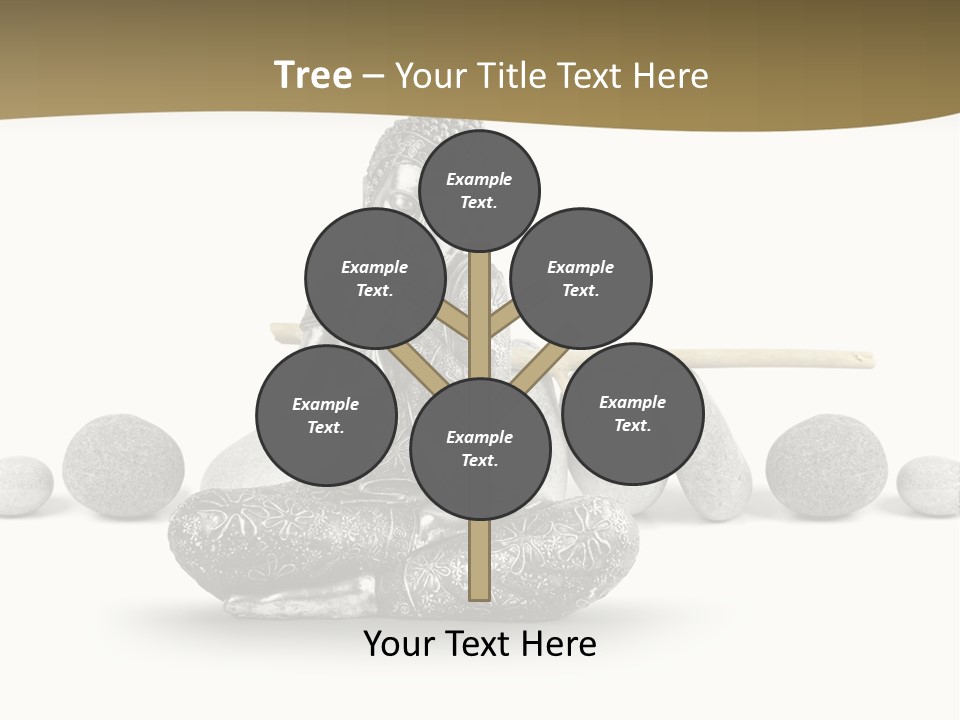 Inde Bouddhisme Fond Blanc PowerPoint Template