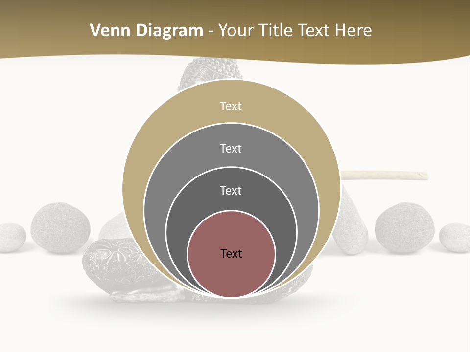 Inde Bouddhisme Fond Blanc PowerPoint Template