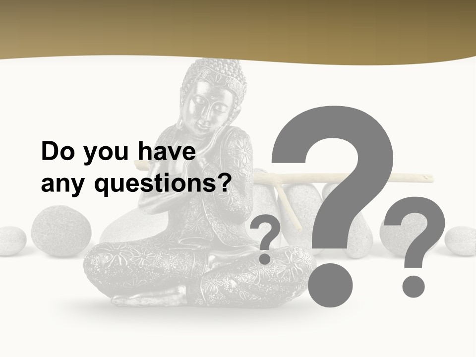 Inde Bouddhisme Fond Blanc PowerPoint Template