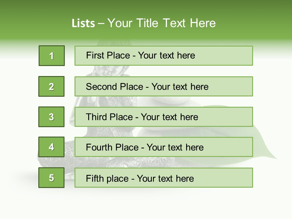 Nirvana Boudisme Puret PowerPoint Template