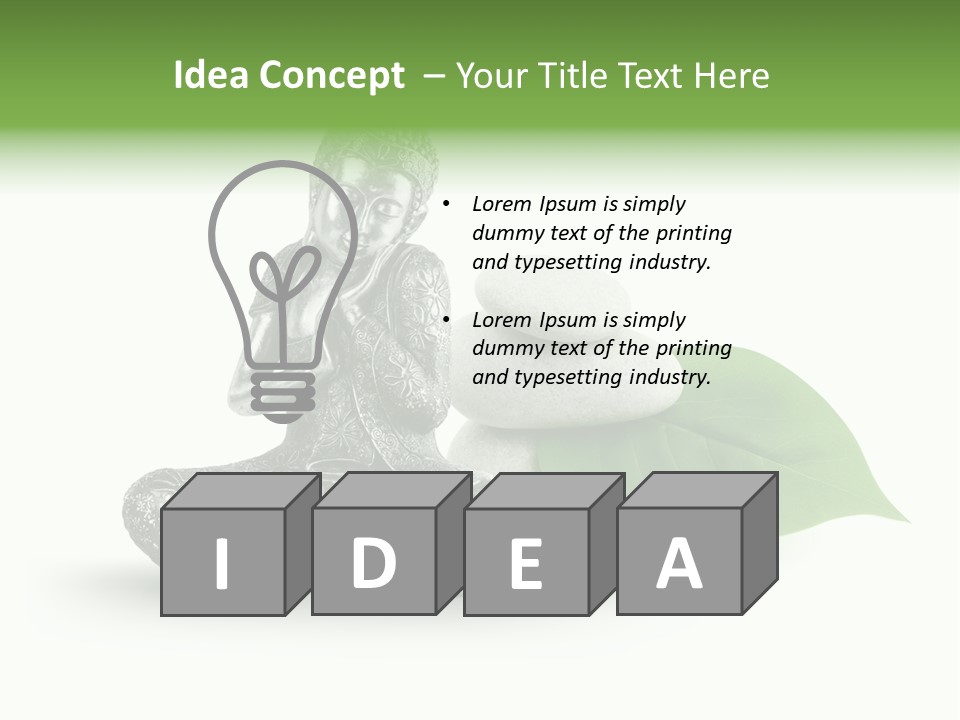 Nirvana Boudisme Puret PowerPoint Template