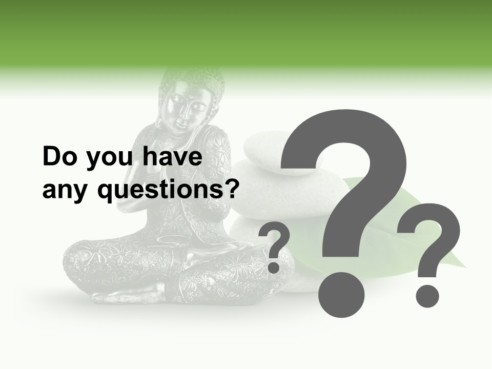 Nirvana Boudisme Puret PowerPoint Template