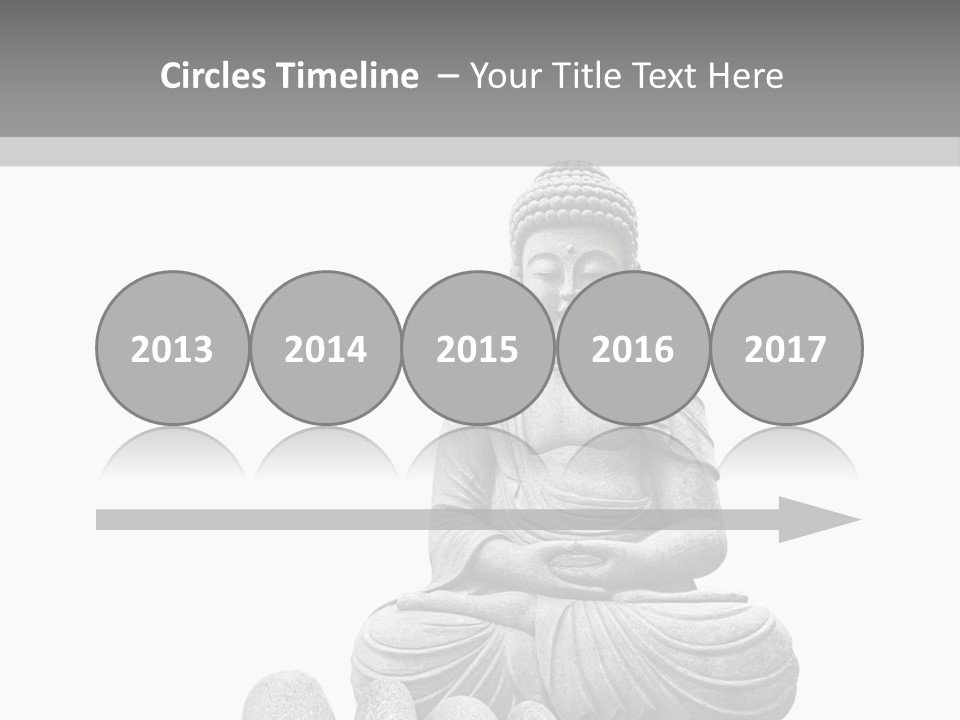Prier Puret Bouddha PowerPoint Template