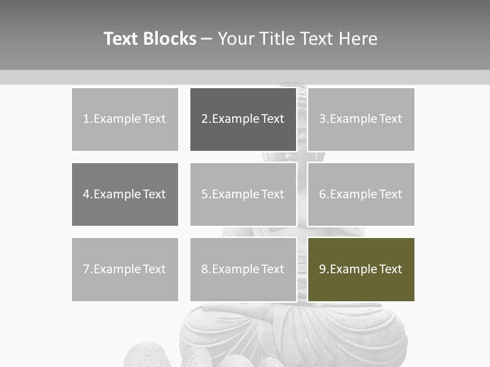 Prier Puret Bouddha PowerPoint Template