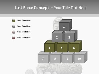 Prier Puret Bouddha PowerPoint Template