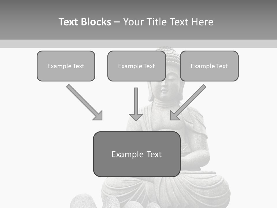 Prier Puret Bouddha PowerPoint Template