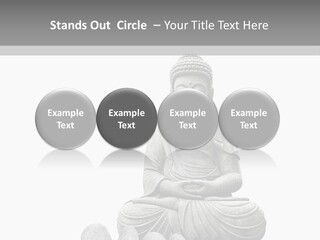 Prier Puret Bouddha PowerPoint Template