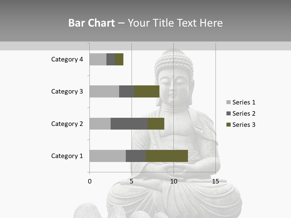 Prier Puret Bouddha PowerPoint Template