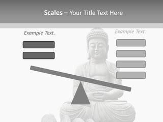 Prier Puret Bouddha PowerPoint Template