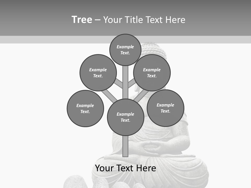 Prier Puret Bouddha PowerPoint Template