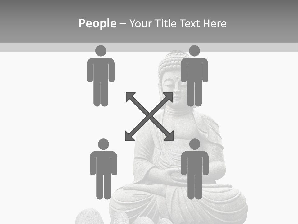 Prier Puret Bouddha PowerPoint Template