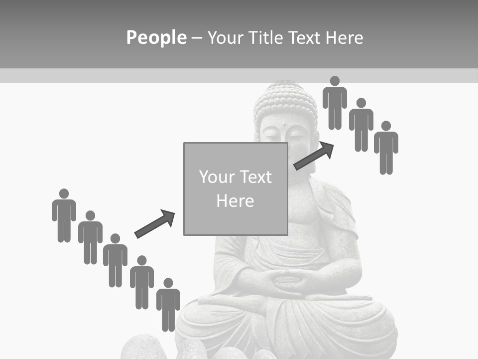 Prier Puret Bouddha PowerPoint Template
