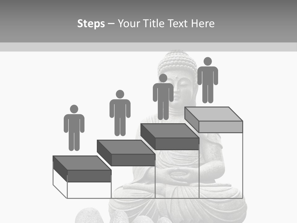 Prier Puret Bouddha PowerPoint Template