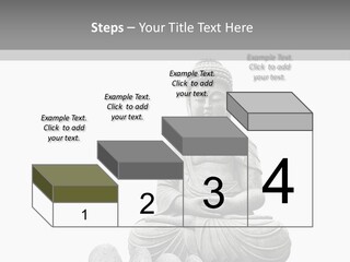 Prier Puret Bouddha PowerPoint Template