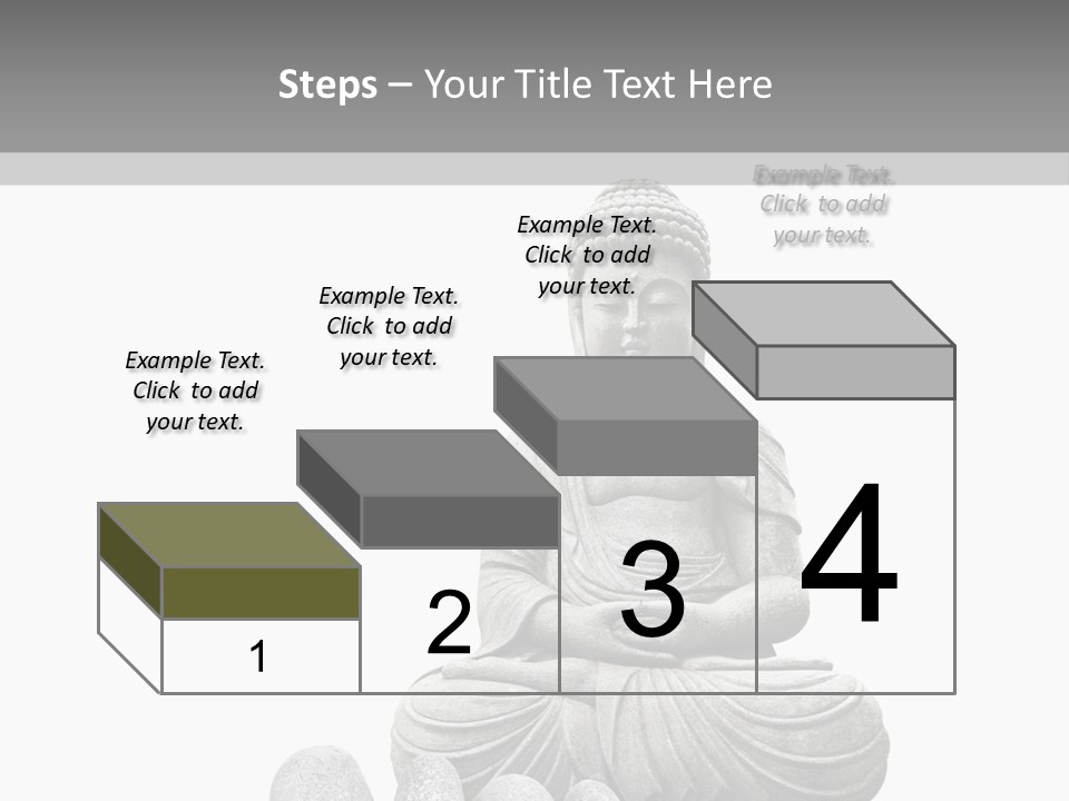 Prier Puret Bouddha PowerPoint Template