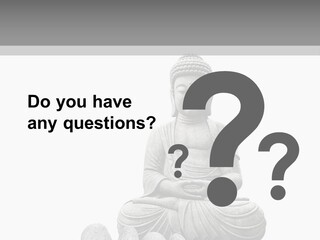 Prier Puret Bouddha PowerPoint Template