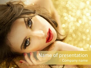 Valentine Glamour One PowerPoint Template