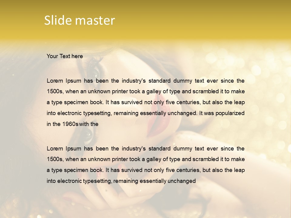 Valentine Glamour One PowerPoint Template