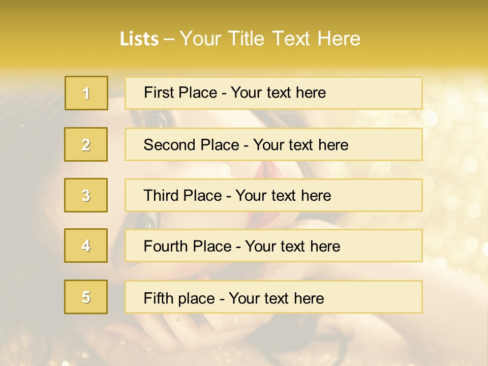 Valentine Glamour One PowerPoint Template