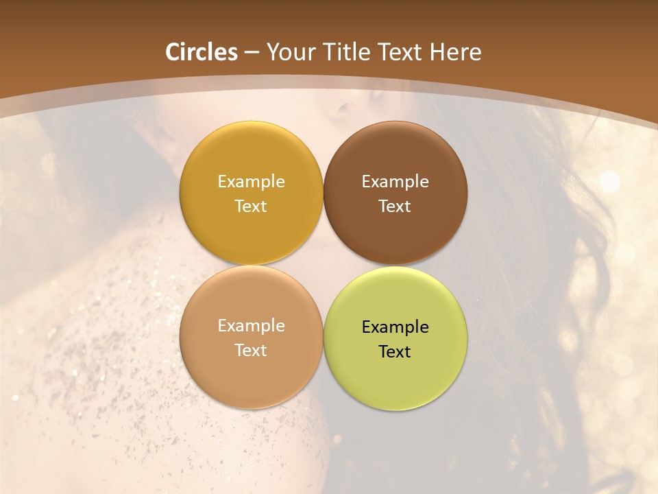 Salon One Golden PowerPoint Template