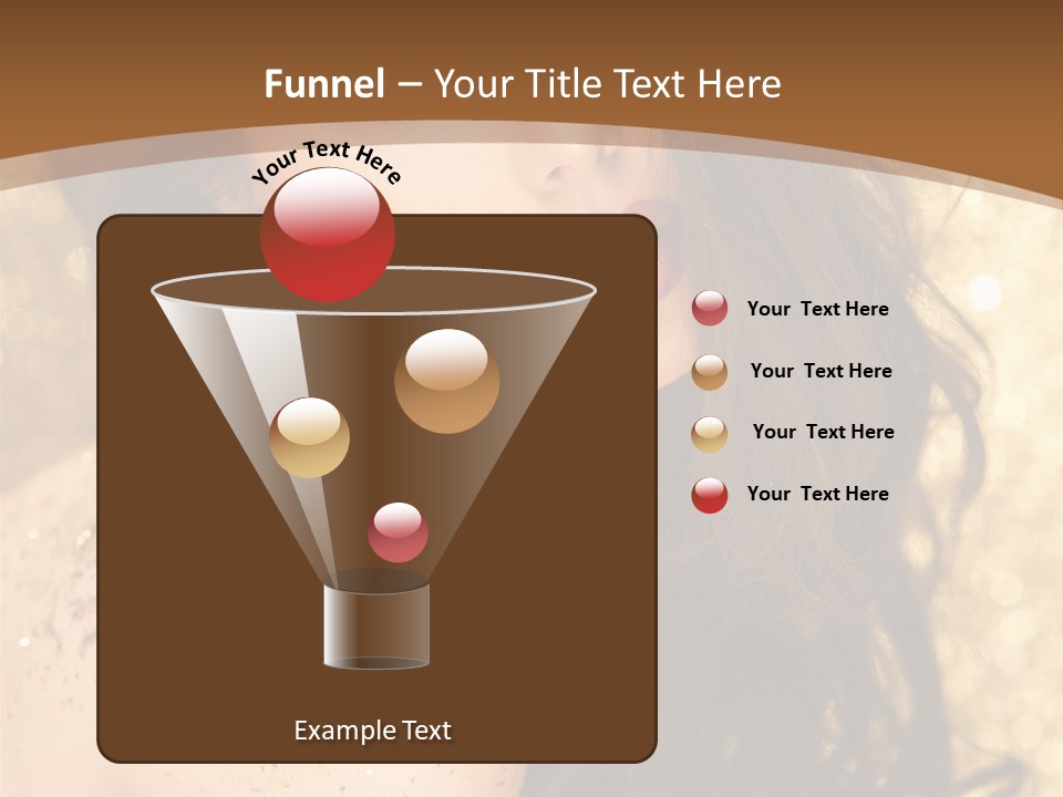 Salon One Golden PowerPoint Template