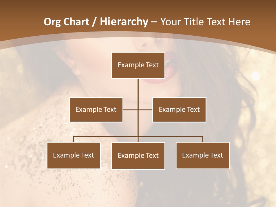 Salon One Golden PowerPoint Template