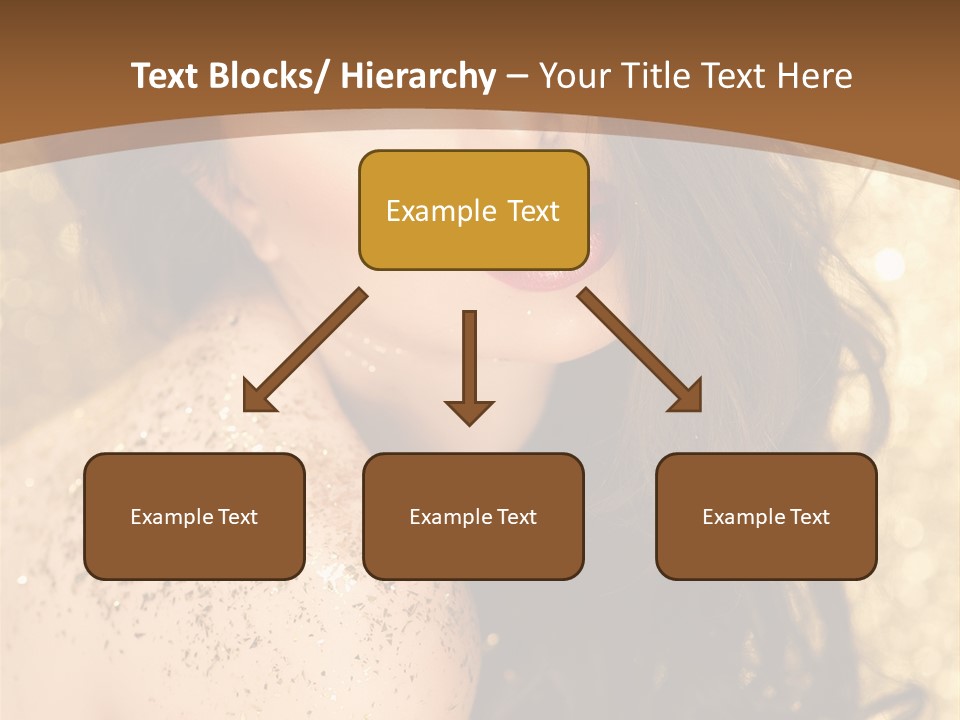 Salon One Golden PowerPoint Template