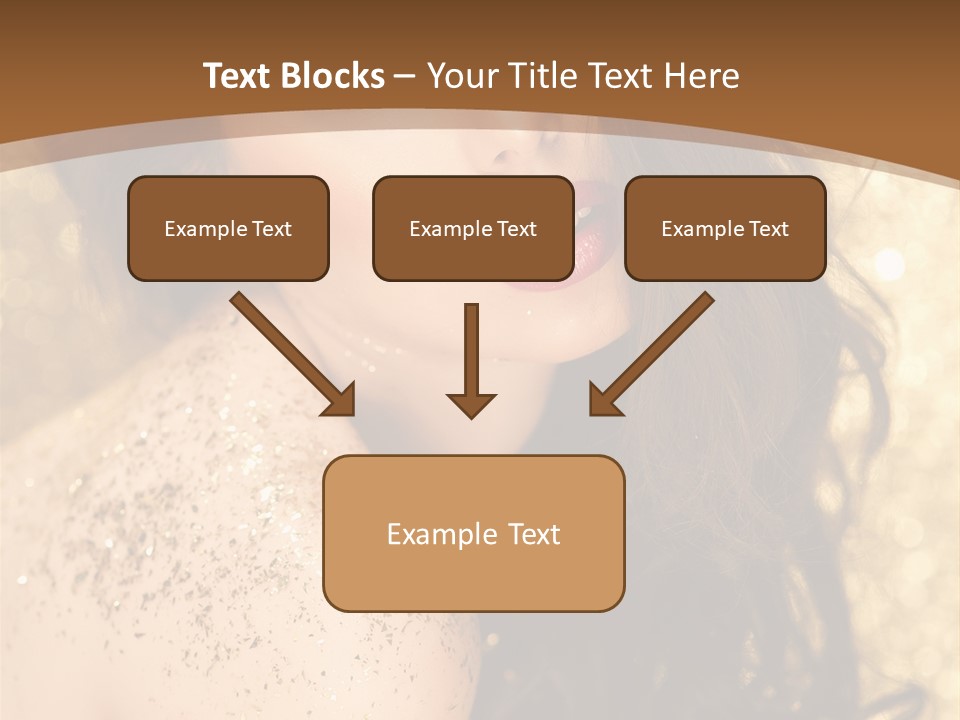 Salon One Golden PowerPoint Template