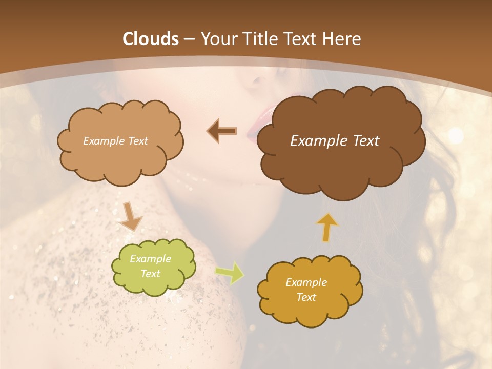 Salon One Golden PowerPoint Template