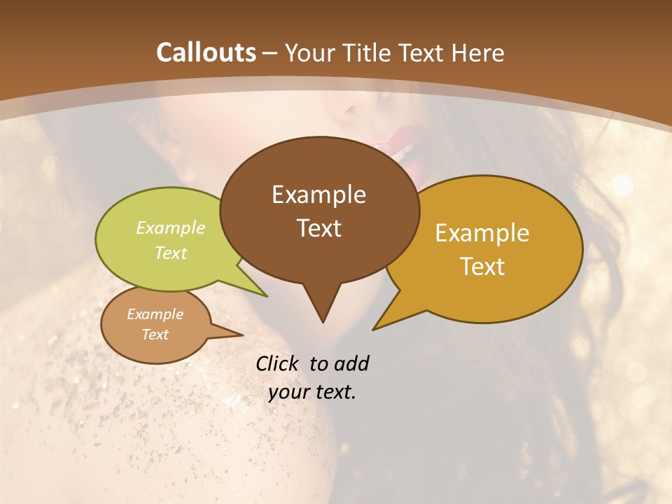 Salon One Golden PowerPoint Template