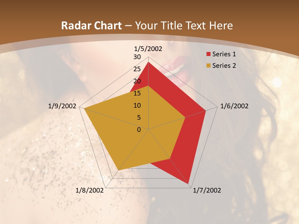 Salon One Golden PowerPoint Template