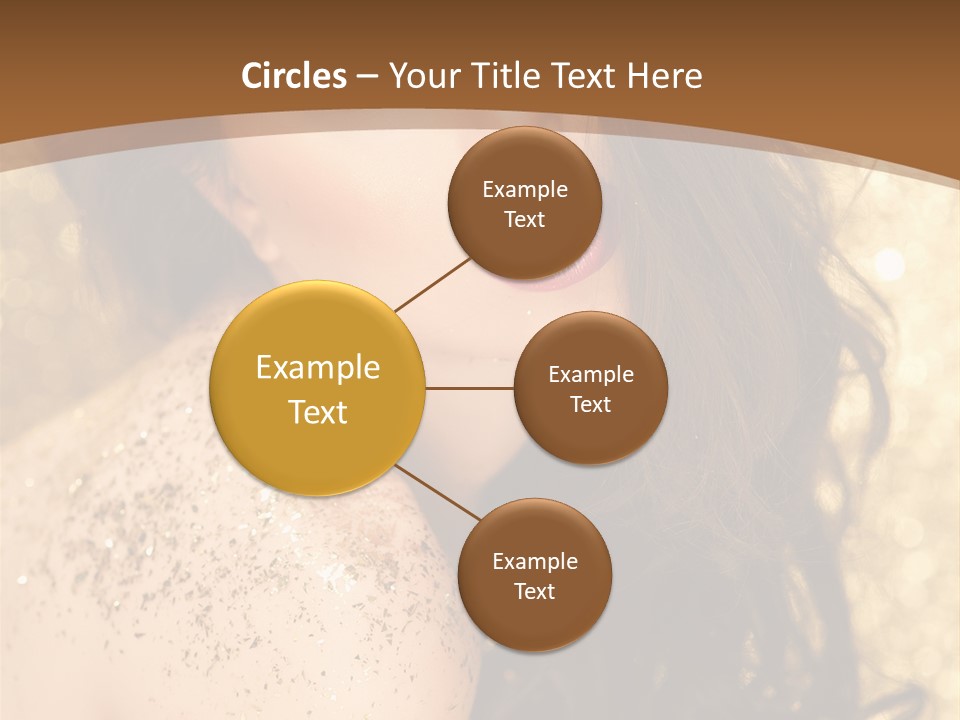 Salon One Golden PowerPoint Template