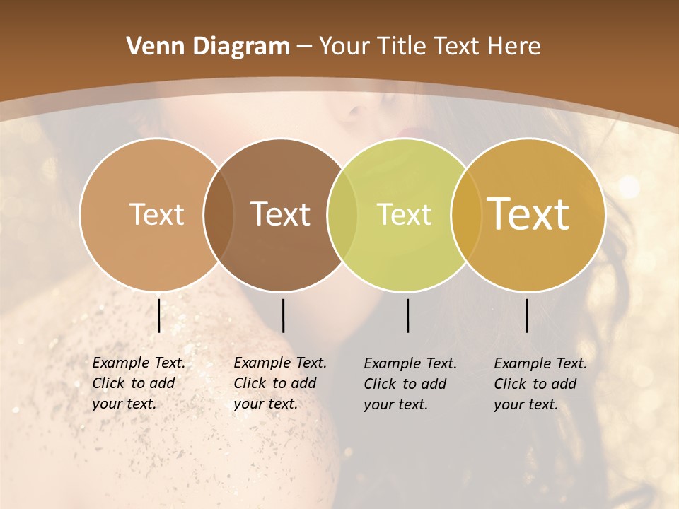 Salon One Golden PowerPoint Template