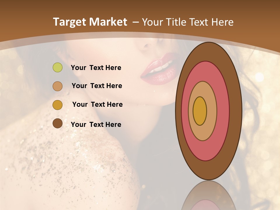 Salon One Golden PowerPoint Template