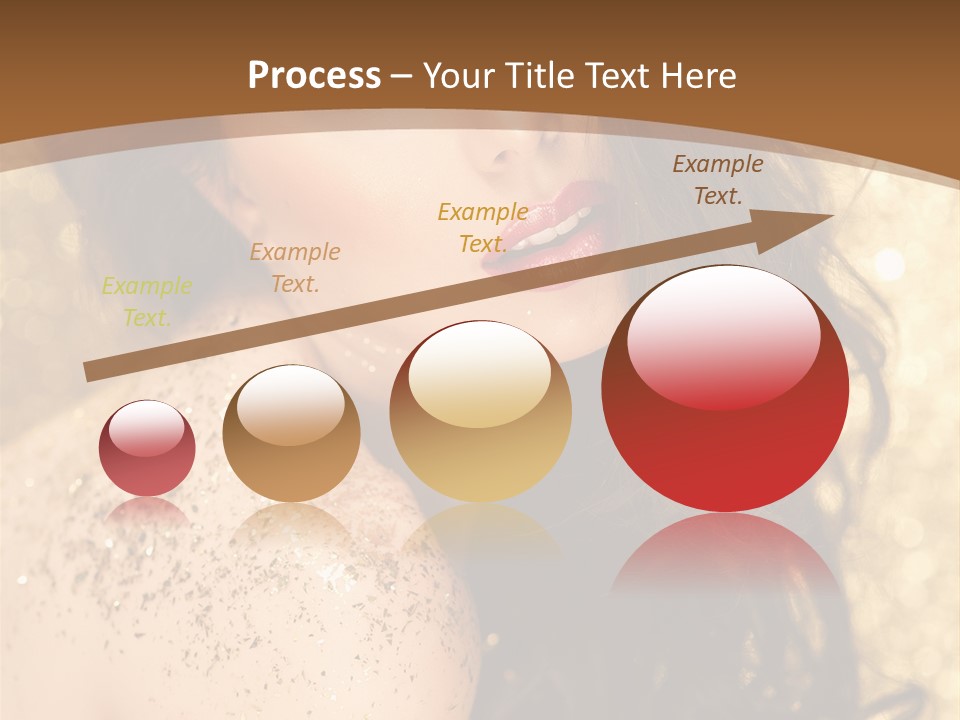 Salon One Golden PowerPoint Template